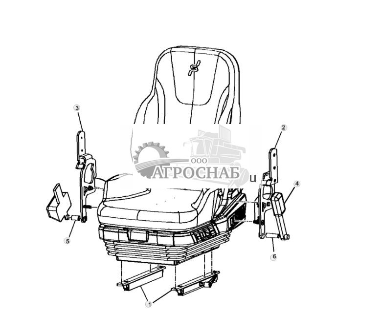 Seat Armrest Brackets  Slide Tracks  Safety Belt - ST792889 437.jpg